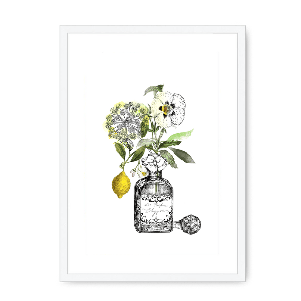 Chypre Framed Print Les Parfums A3 (297 X 420 mm) / White / White Mount Framed Print