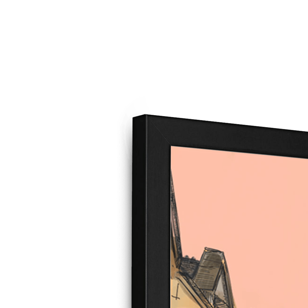 Circus Lane Edinburgh Framed Print Essential Edinburgh Framed Print