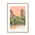 Circus Lane Edinburgh Framed Print Essential Edinburgh A3 (297 X 420 mm) / Natural / White Mount Framed Print