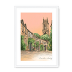 Circus Lane Edinburgh Framed Print Essential Edinburgh A3 (297 X 420 mm) / White / White Mount Framed Print
