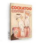 Cockatoo Coffee Canvas Print ADimals Canvas Print