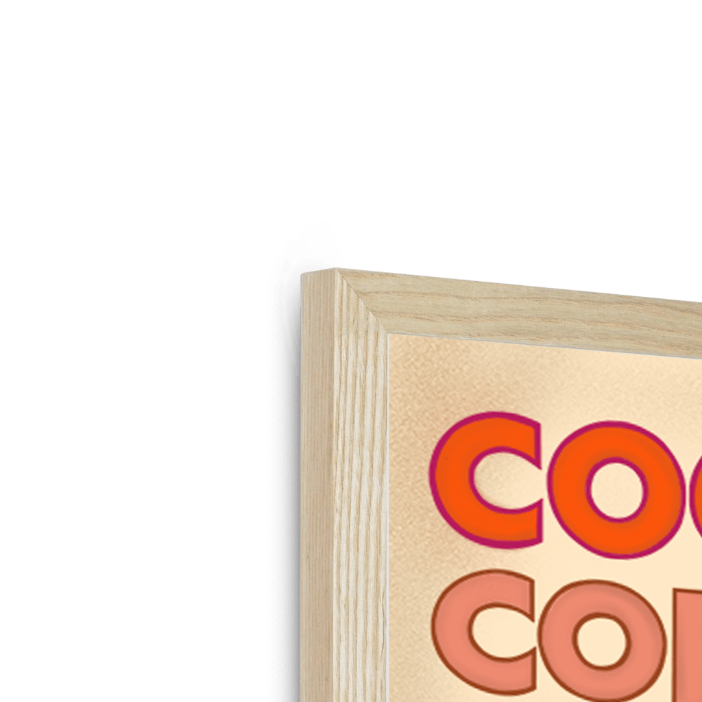 Cockatoo Coffee Giclée Framed Print ADimals Framed Print