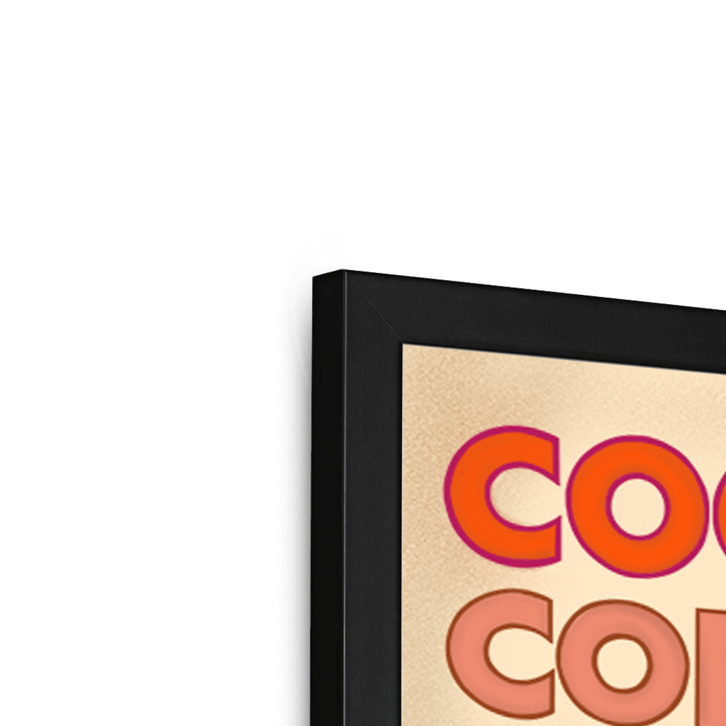 Cockatoo Coffee Giclée Framed Print ADimals Framed Print