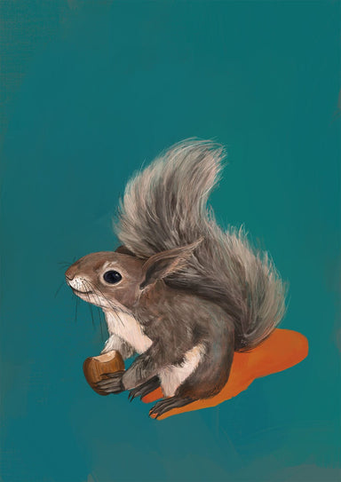 Cyril Squirrel Giclée Art Print Creature Features Art Print