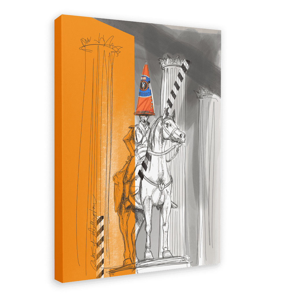 Duke Of Wellington Canvas Print Glasgow Kisses 28"x40"(70x100 cm) Canvas Print