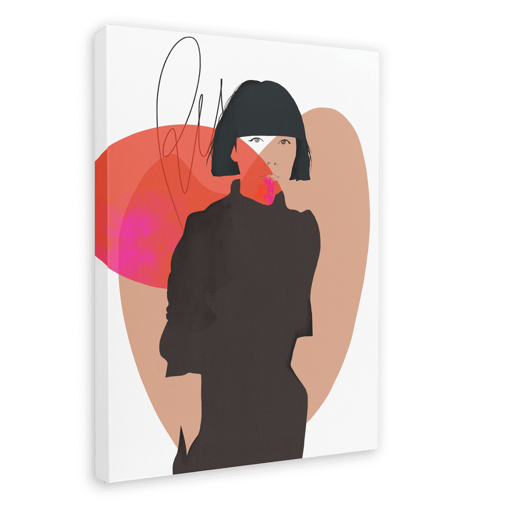 Rei Kawakubo - Icon Canvas Print Fashion Illustration 28"x40"(70x100 cm) Canvas Print