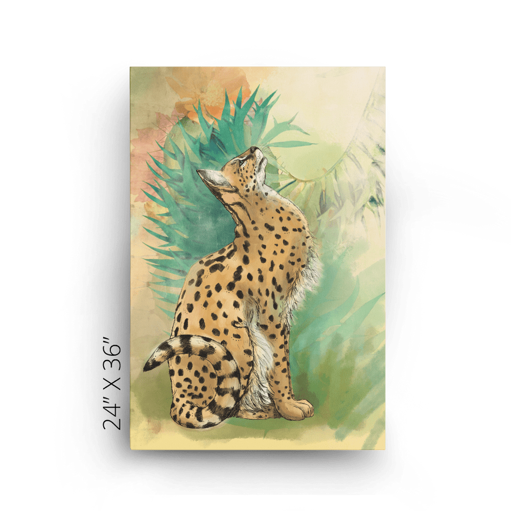Spring Steppe Canvas Print Pawky Paws 24" X 36" Canvas Print
