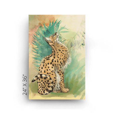 Spring Steppe Canvas Print Pawky Paws 24" X 36" Canvas Print
