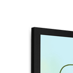 Daisies In Blue Framed Print Happy Stems Framed Print