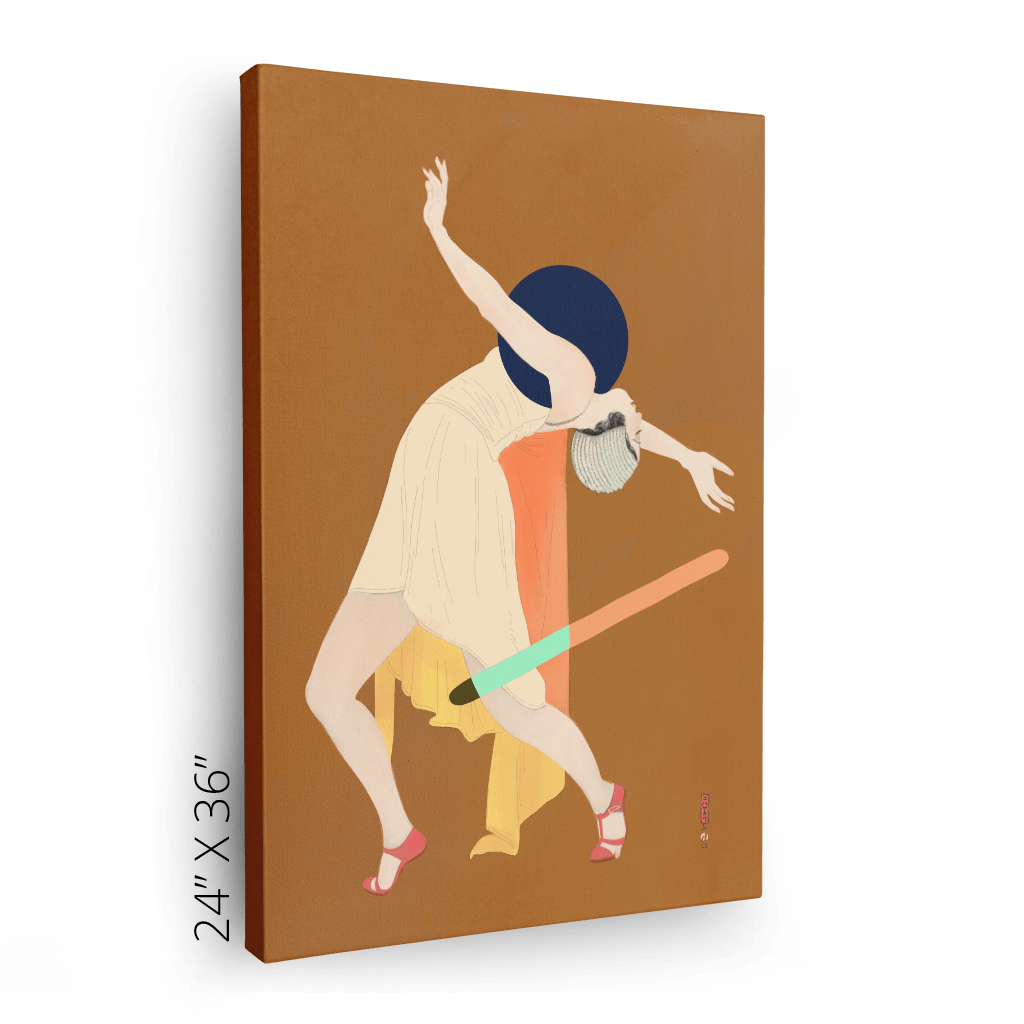 Dancer (Kobayakawa Kiyoshi X diedododa) Canvas Print Movements Canvas Print