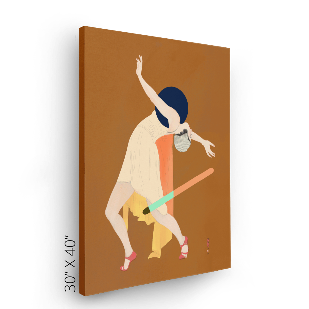 Dancer (Kobayakawa Kiyoshi X diedododa) Canvas Print Movements Canvas Print