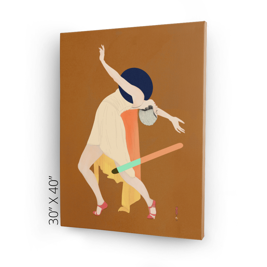 Dancer (Kobayakawa Kiyoshi X diedododa) Canvas Print Movements Canvas Print