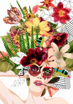 Daydreamer Collage Matte Art Print Collage Corner Art Print