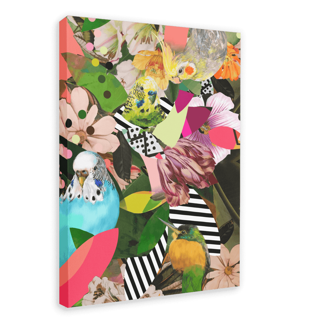 Beaky Botanicals Canvas Print The Gathering 28"x40"(70x100 cm) Canvas Print