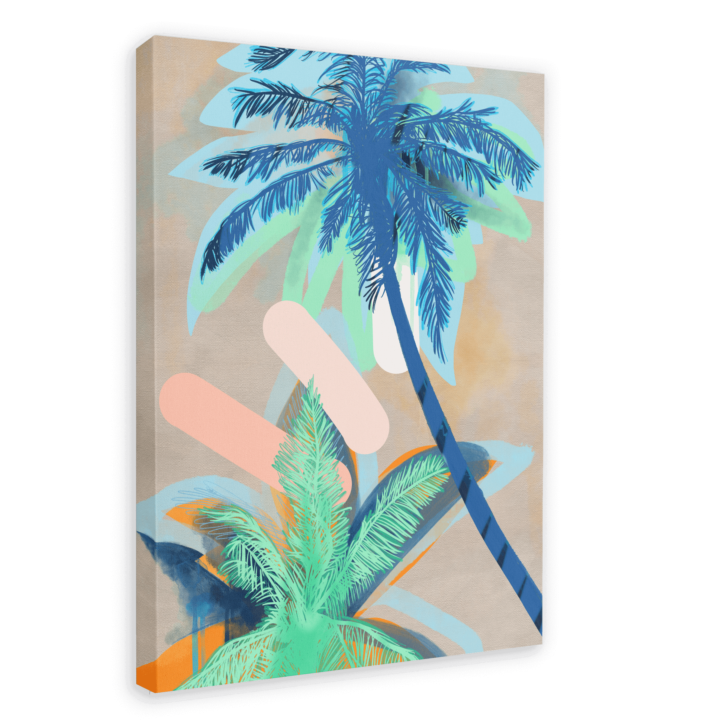 Palm Beach Canvas Print Heat Flares 28