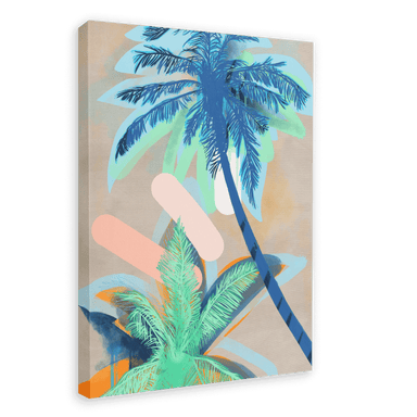 Palm Beach Canvas Print Heat Flares 28"x40"(70x100 cm) Canvas Print
