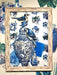 Delft Daft - Jays On A Jar Matte Art Print The Gathering Art Print