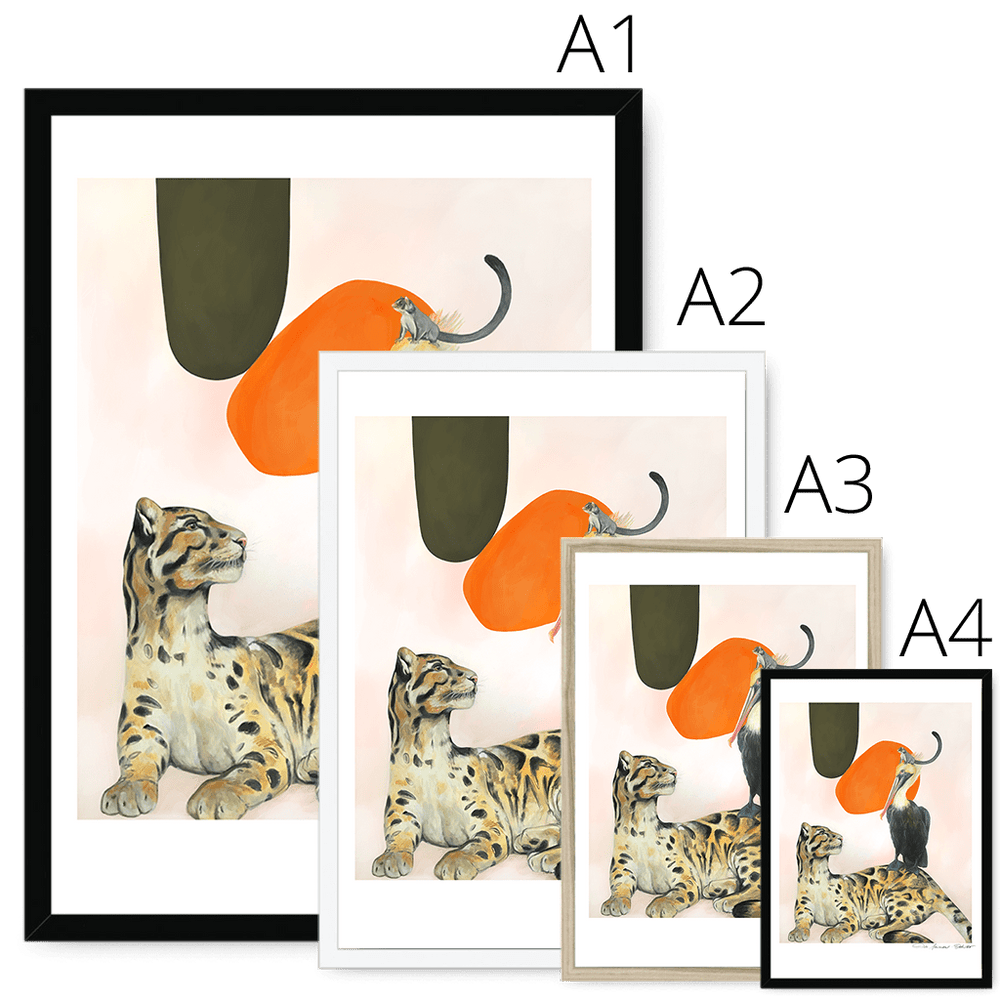 Des Animaux Framed Print The Gathering Framed Print