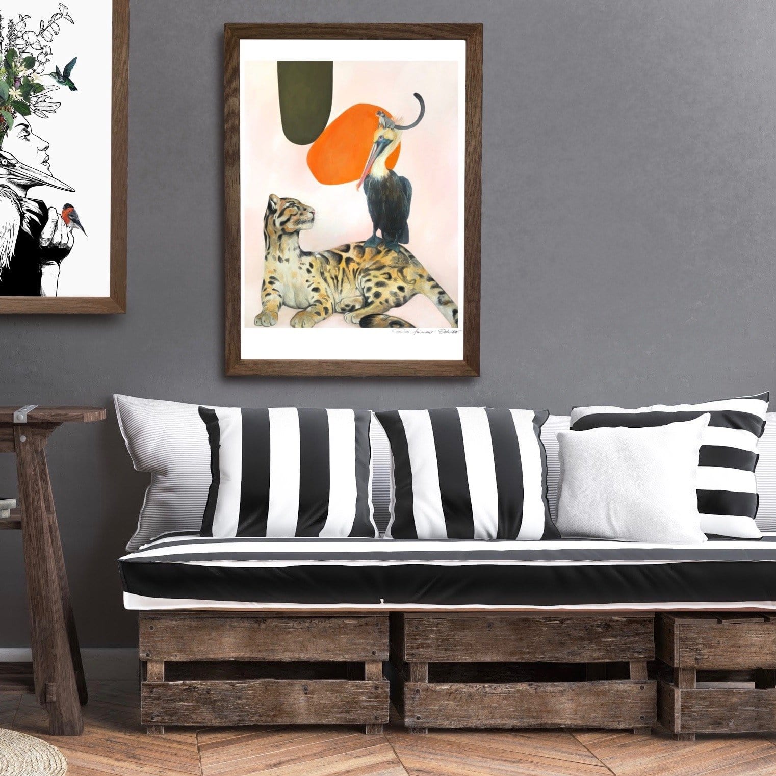 Des Animaux Giclée Art Print The Gathering Art Print