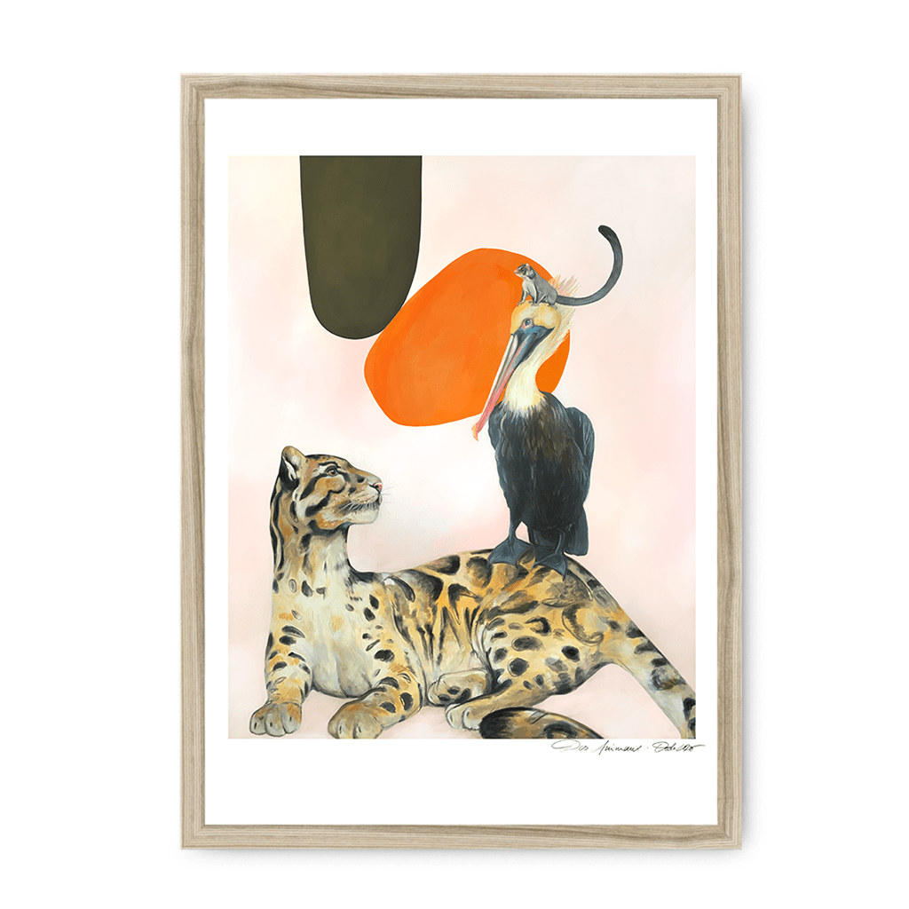 Des Animaux Framed Print The Gathering A3 (297 X 420 mm) / Natural / No Mount (All Art) Framed Print