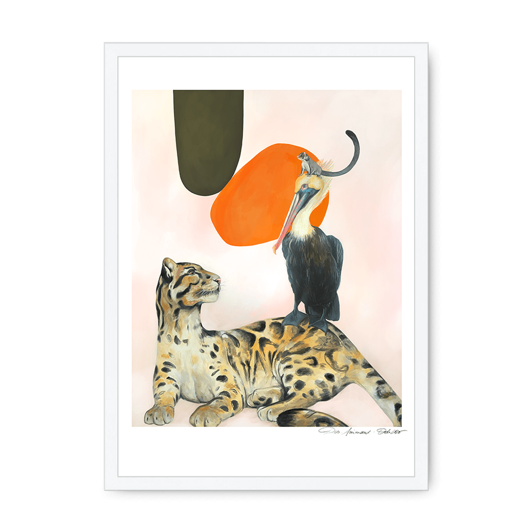 Des Animaux Framed Print The Gathering A3 (297 X 420 mm) / White / No Mount (All Art) Framed Print