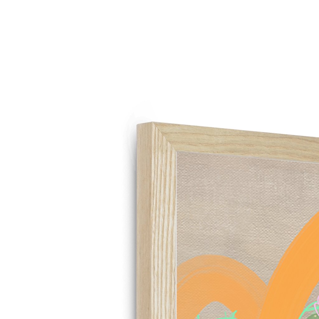 Desert Rain Framed Print Heat Flares Framed Print