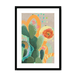 Desert Rain Framed Print Heat Flares A3 (297 X 420 mm) / Black / White Mount Framed Print