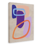 Pebble Dash Blue Canvas Print Pebble Dash 28"x40"(70x100 cm) Canvas Print