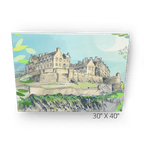 Edinburgh Castle Matte Canvas Print Essential Edinburgh Canvas Print