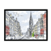 Tron Kirk Royal Mile Framed Print Essential Edinburgh A3 (297 X 420 mm) / Black / No Mount (All Art) Framed Print