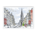 Tron Kirk Royal Mile Framed Print Essential Edinburgh A3 (297 X 420 mm) / White / No Mount (All Art) Framed Print