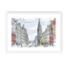 Tron Kirk Royal Mile Framed Print Essential Edinburgh A3 (297 X 420 mm) / White / White Mount Framed Print