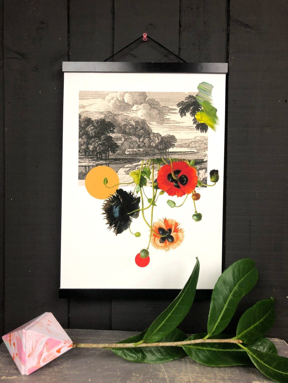 Eins Brushstrokes & Botanicals Matte Art Print Brushstrokes & Botanicals Art Print