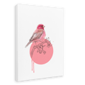 Rose Finch Canvas Print Drippy Birds 28"x40"(70x100 cm) Canvas Print
