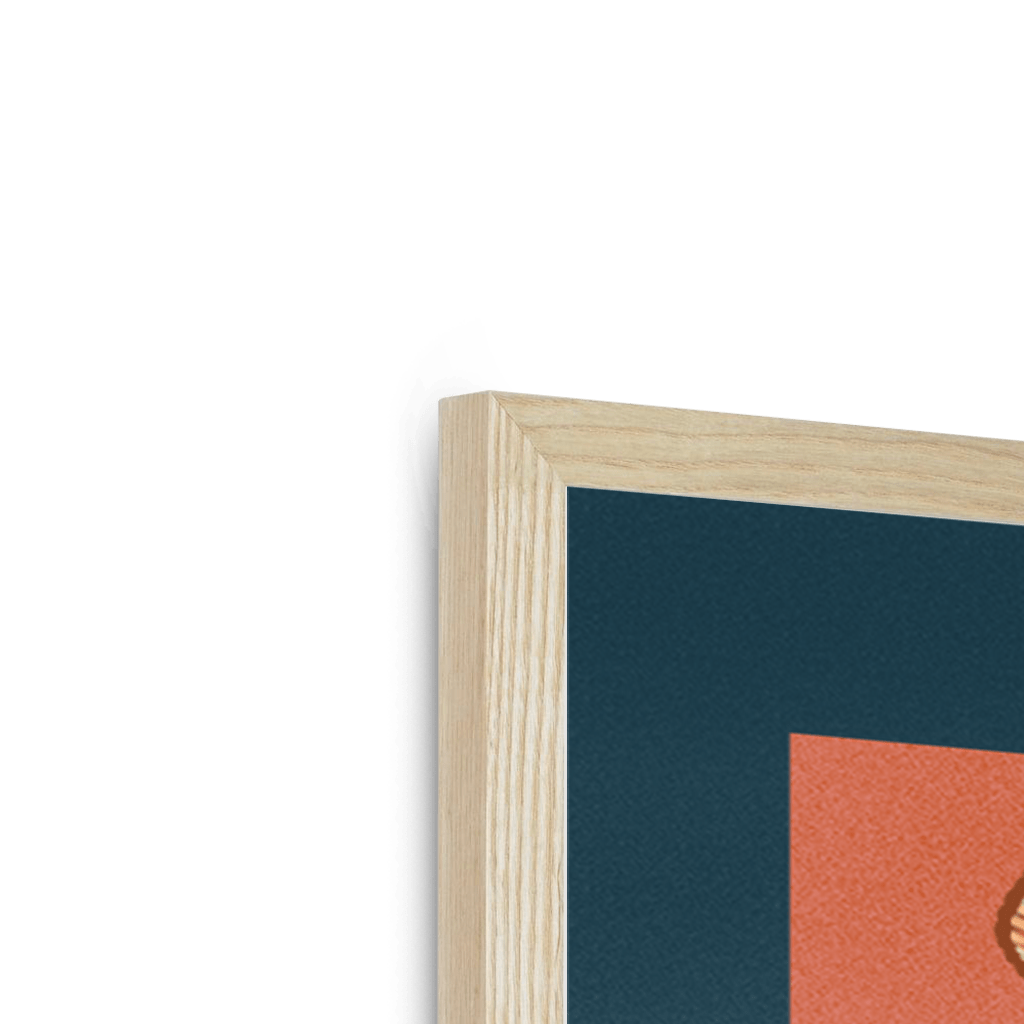 Lemur Chocolate Giclée Framed Print ADimals Framed Print