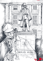 Sherlock Picardy Place Edinburgh Matte Art Print Essential Edinburgh A4 (21 X 29.7 cm) Art Print