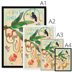 Fête De La Jungle Framed Print Aventures Des Créatures Framed Print