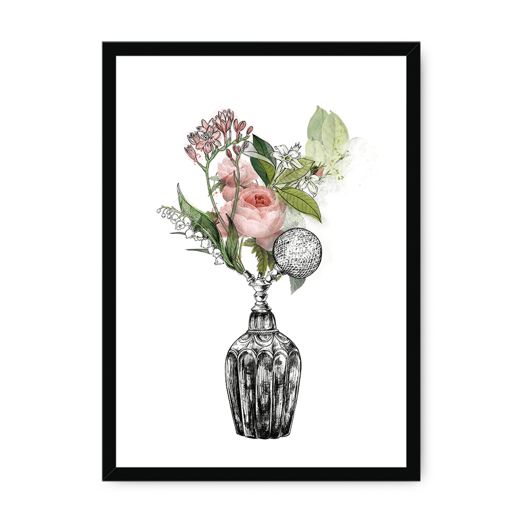 Florale Framed Print Les Parfums A3 (297 X 420 mm) / Black / No Mount (All Art) Framed Print