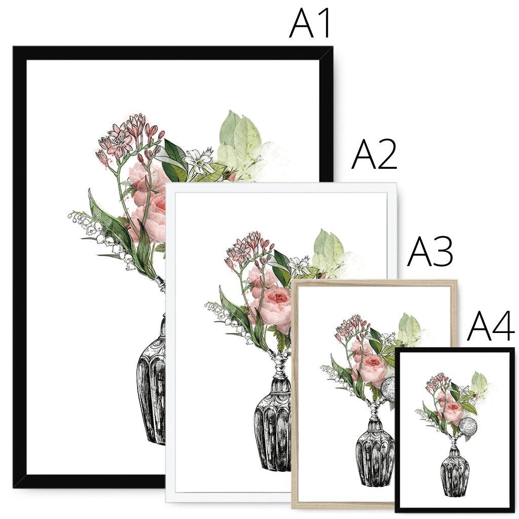 Florale Framed Print Les Parfums Framed Print