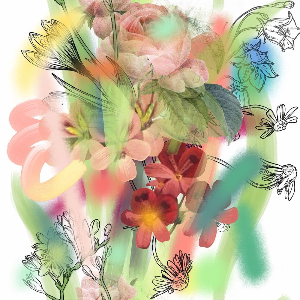 Florale Giclée Art Print Les Parfums Bloom Art Print