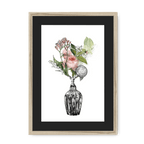 Florale Framed Print Les Parfums A3 (297 X 420 mm) / Natural / Black Mount Framed Print
