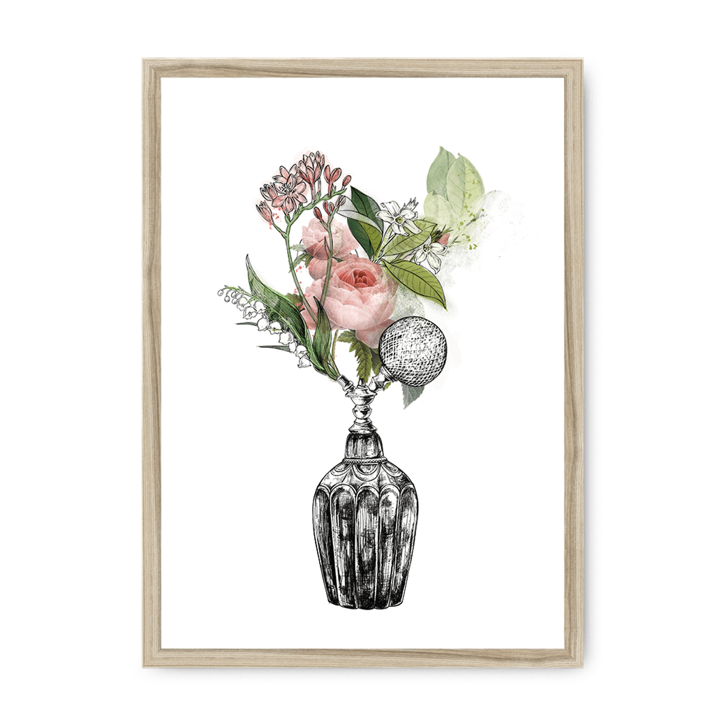 Florale Framed Print Les Parfums A3 (297 X 420 mm) / Natural / No Mount (All Art) Framed Print