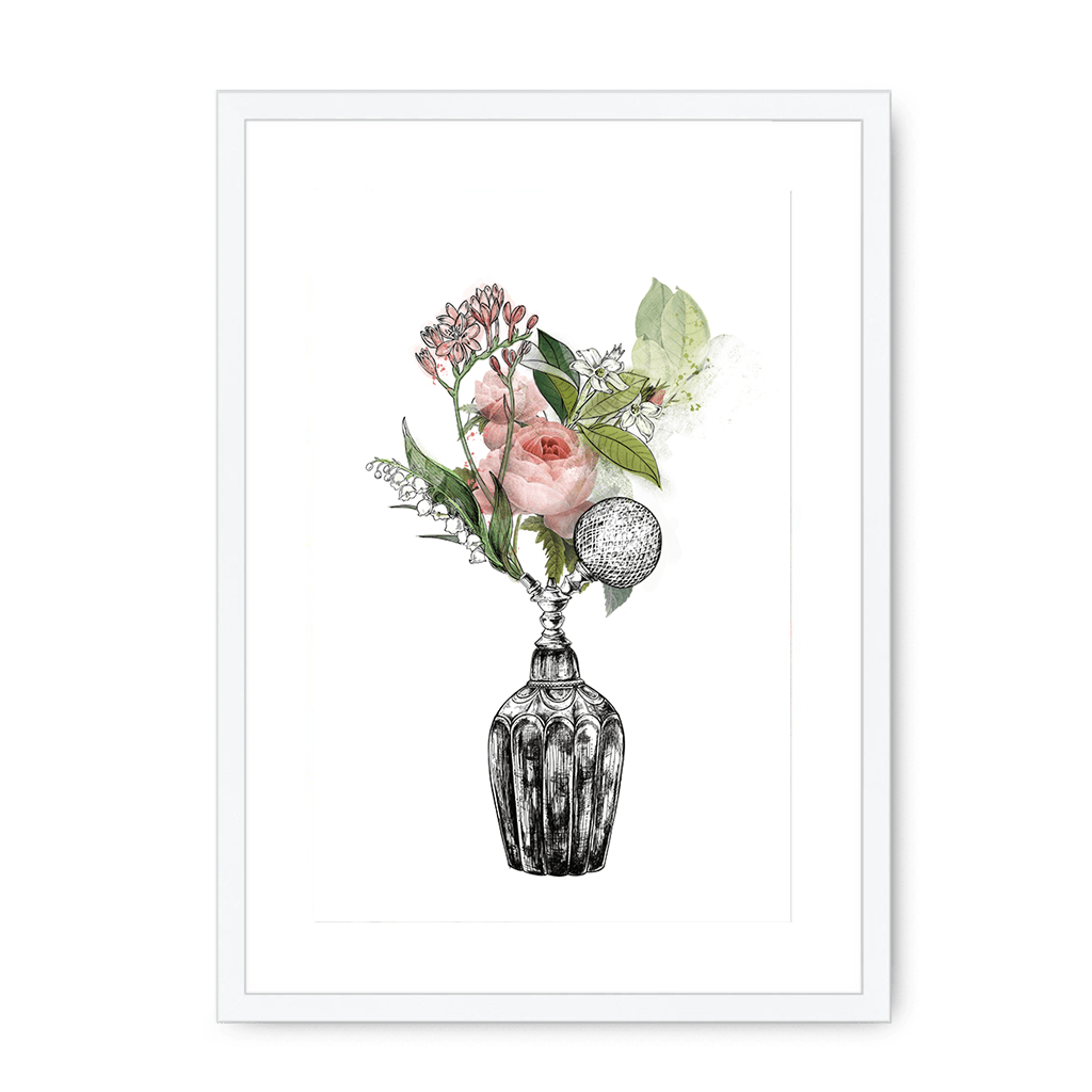Florale Framed Print Les Parfums A3 (297 X 420 mm) / White / White Mount Framed Print