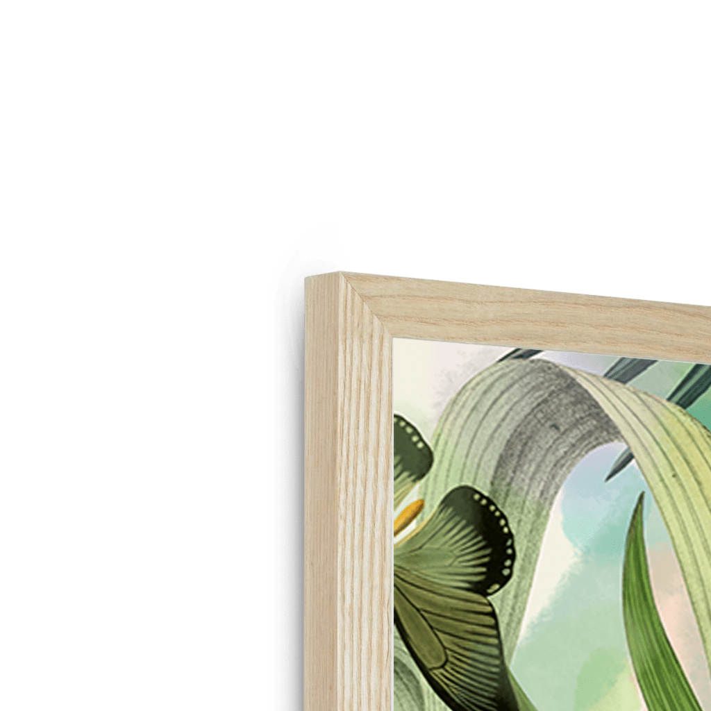 Fluttering Flora Framed Print The Flutterby Effect Framed Print