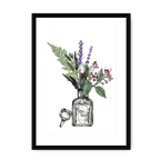 Fougere Framed Print Les Parfums A3 (297 X 420 mm) / Black / White Mount Framed Print