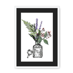 Fougere Framed Print Les Parfums A3 (297 X 420 mm) / White / Black Mount Framed Print