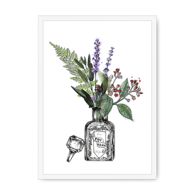 Fougere Framed Print Les Parfums A3 (297 X 420 mm) / White / No Mount (All Art) Framed Print