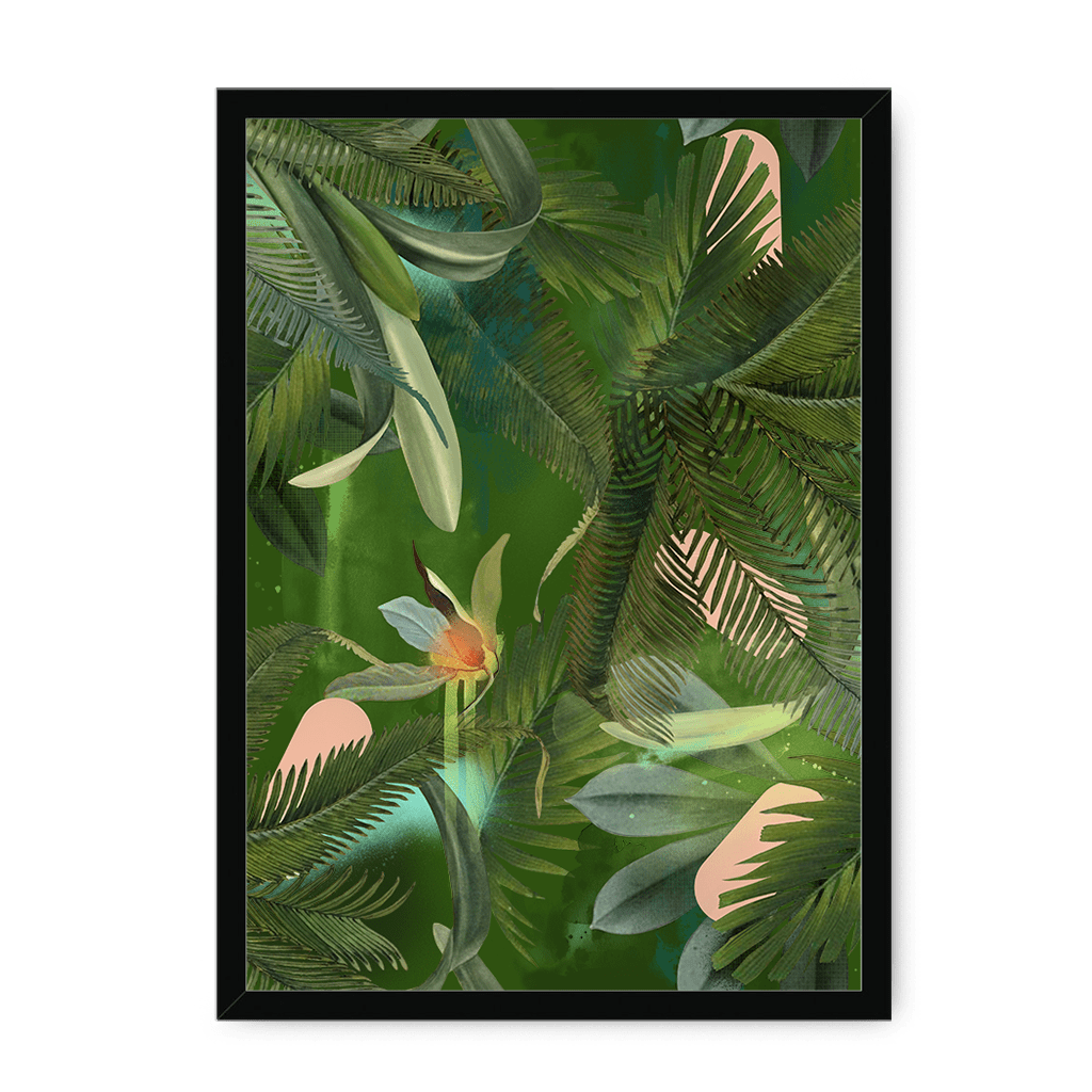 Fougère Fou Framed Print WallFlowers A3 (297 X 420 mm) / Black / No Mount (All Art) Framed Print