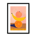 Fruitery Totem Yellow Framed Print Intercontinental Fruitery A3 (297 X 420 mm) / Black / White Mount Framed Print