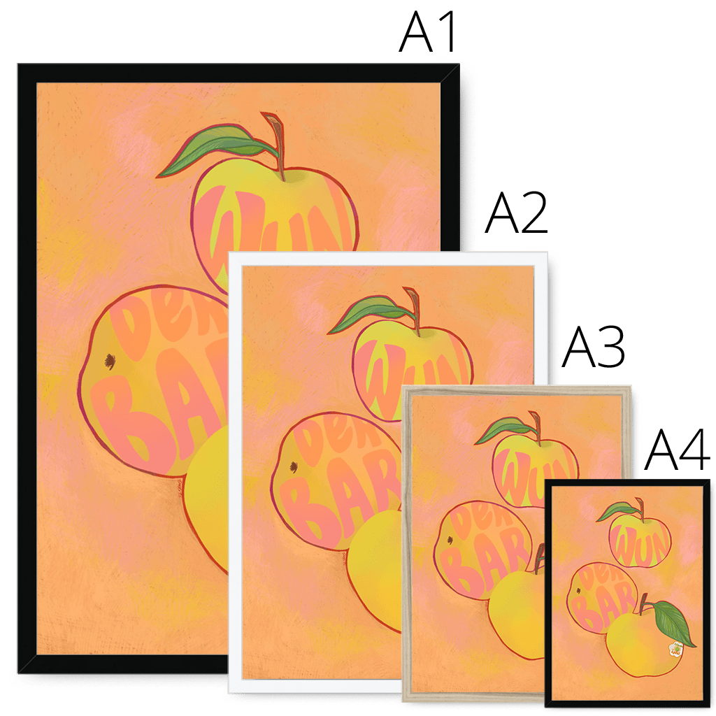 Apfel  Giclée Framed Print Intercontinental Fruitery Framed Print